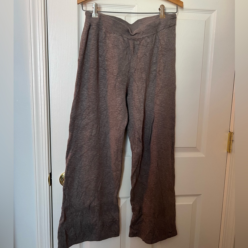 Free People Beach Brown Knit Pants